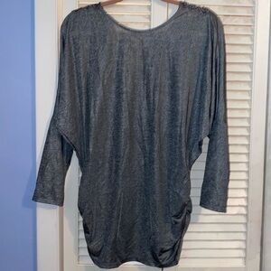 Venus gray lace detail back sweater